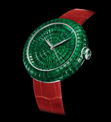 Review Jacob & Co brilliant baguette TSAVORITES BA521.30.BZ.BZ.A Replica watch